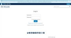 Desktop Screenshot of moodle.ibs-b.hu